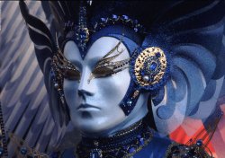 Blue mask